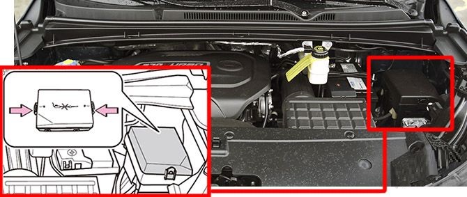 GAC GN6 (2018 - 2020) Engine Compartment Fuse Box Location