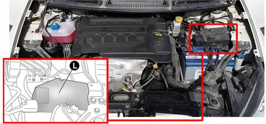 Engine Compartment Fuse Box Location
