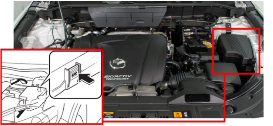 Engine Compartment Fuse Box Location