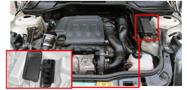 Engine Compartment Fuse Box Location