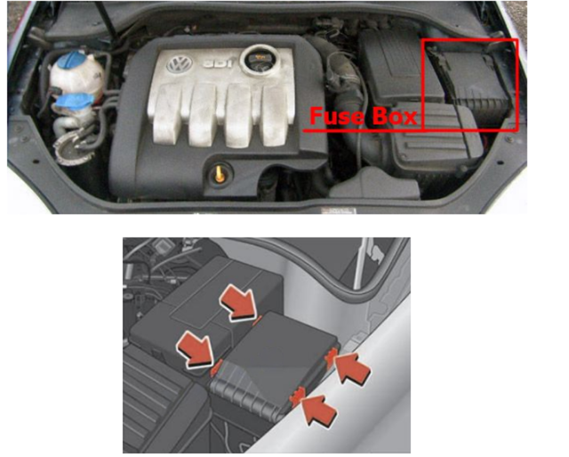 Engine Compartment Fuse Box Location