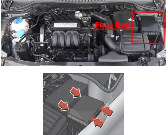 Engine Compartment Fuse Box Location