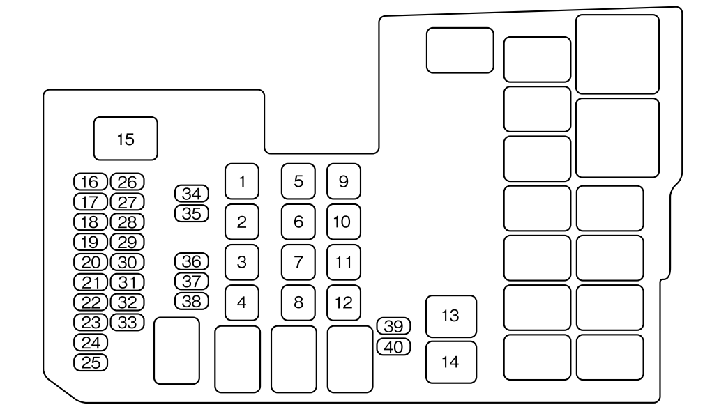 Engine Compartment Fuse Box Mazda 5 (2007-2010)
