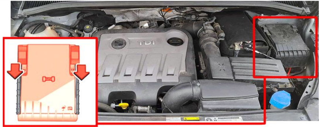 Engine Compartment Fuse Boxes Location