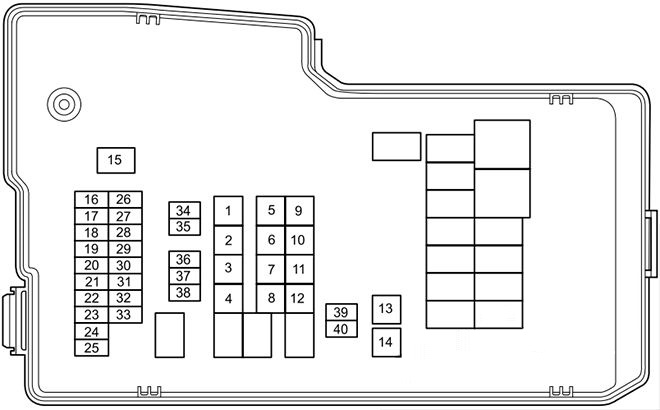 Engine compartment Diagrams 2011-2013