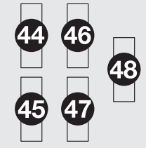 Engine compartment Maxi fuses-1