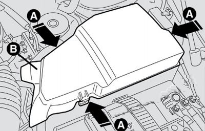 Fiat Bravo (2007 - 2016) Engine Compartment Fuse Box Location Fig 3