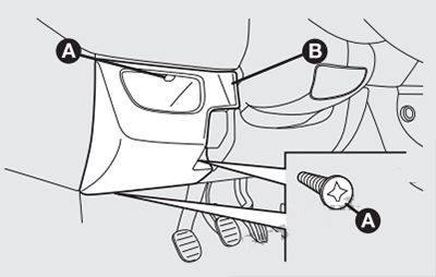Fiat Bravo (2007 - 2016) Passenger Compartment Fuse Box Location Fig 2