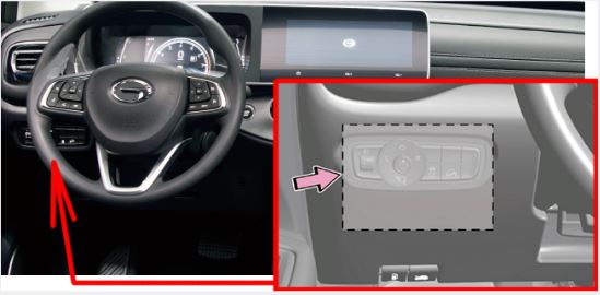 GAC GS3 Power (2021 & 2022) Passenger Compartment Fuse Box Location