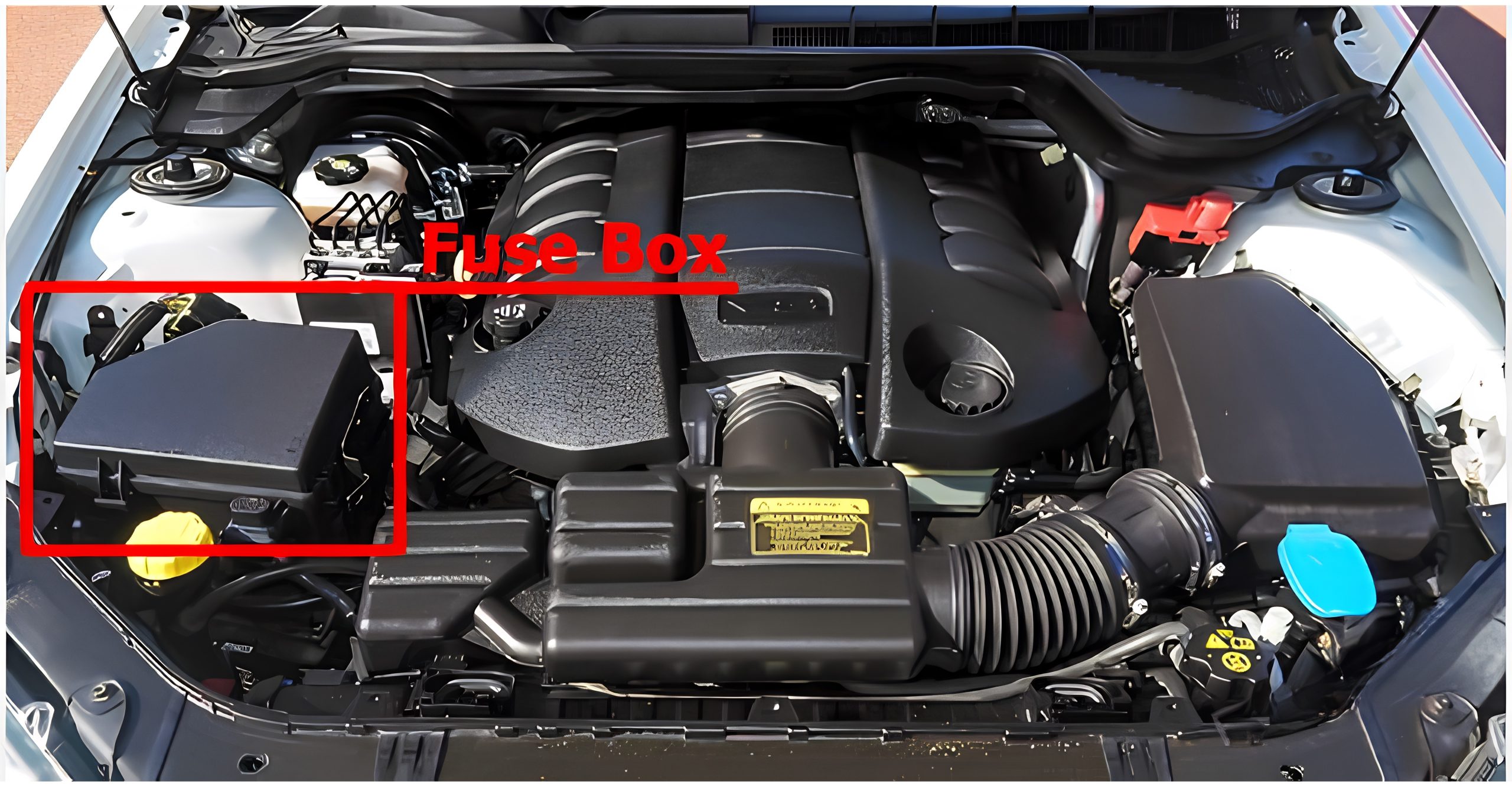 Holden Caprice WM (2006 - 2013) Engine Compartment Fuse Box Location