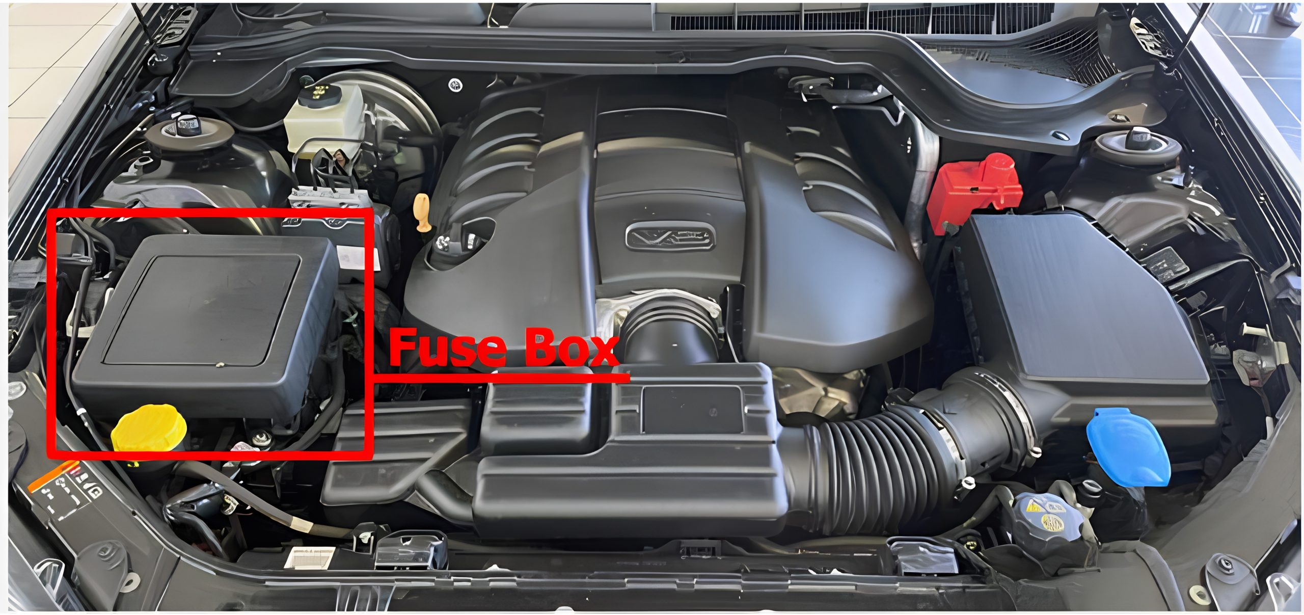 Holden Caprice WN (2013 - 2017) Engine Compartment Fuse Box Location