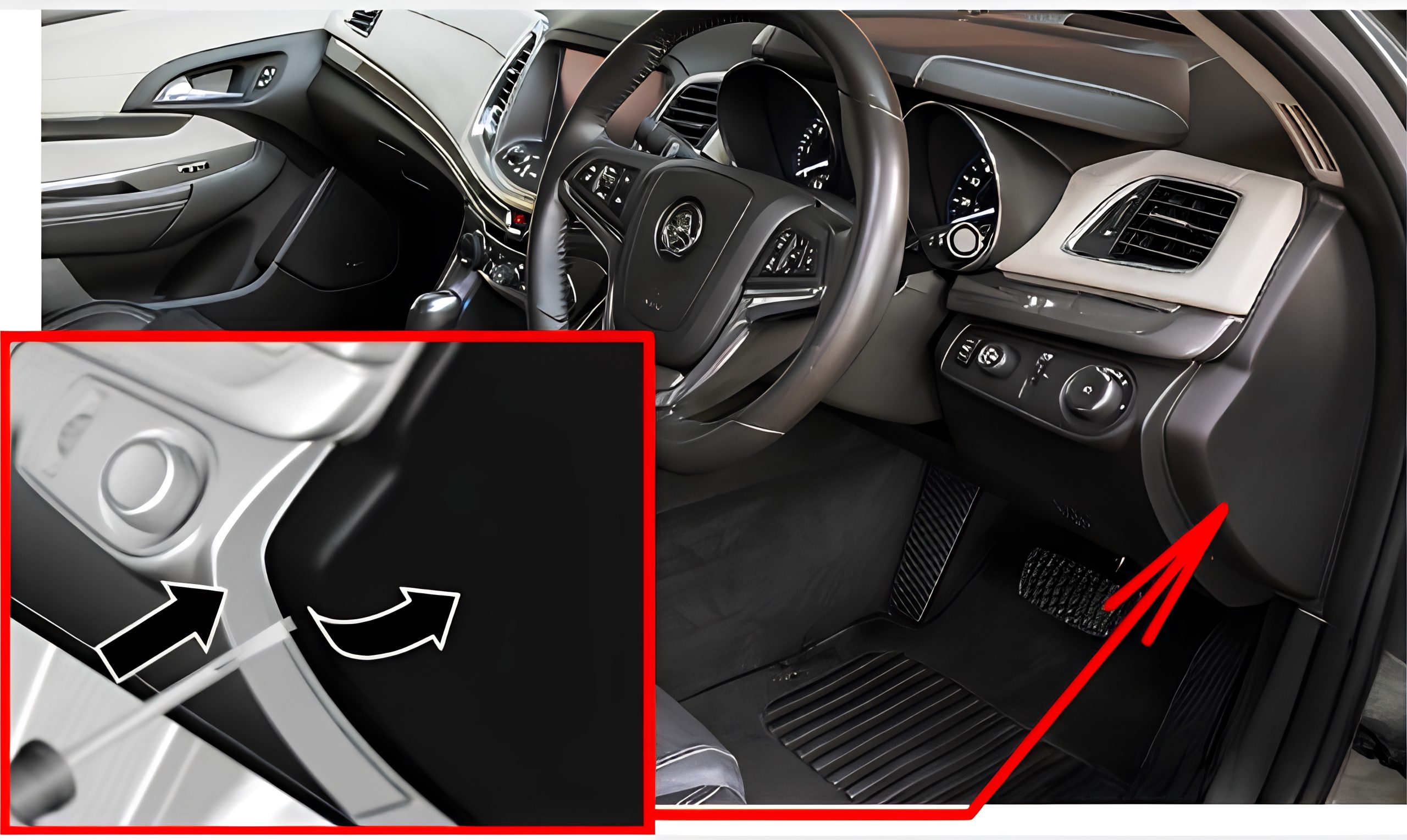 Holden Caprice WN (2013 - 2017) Passenger Compartment Fuse Box Location
