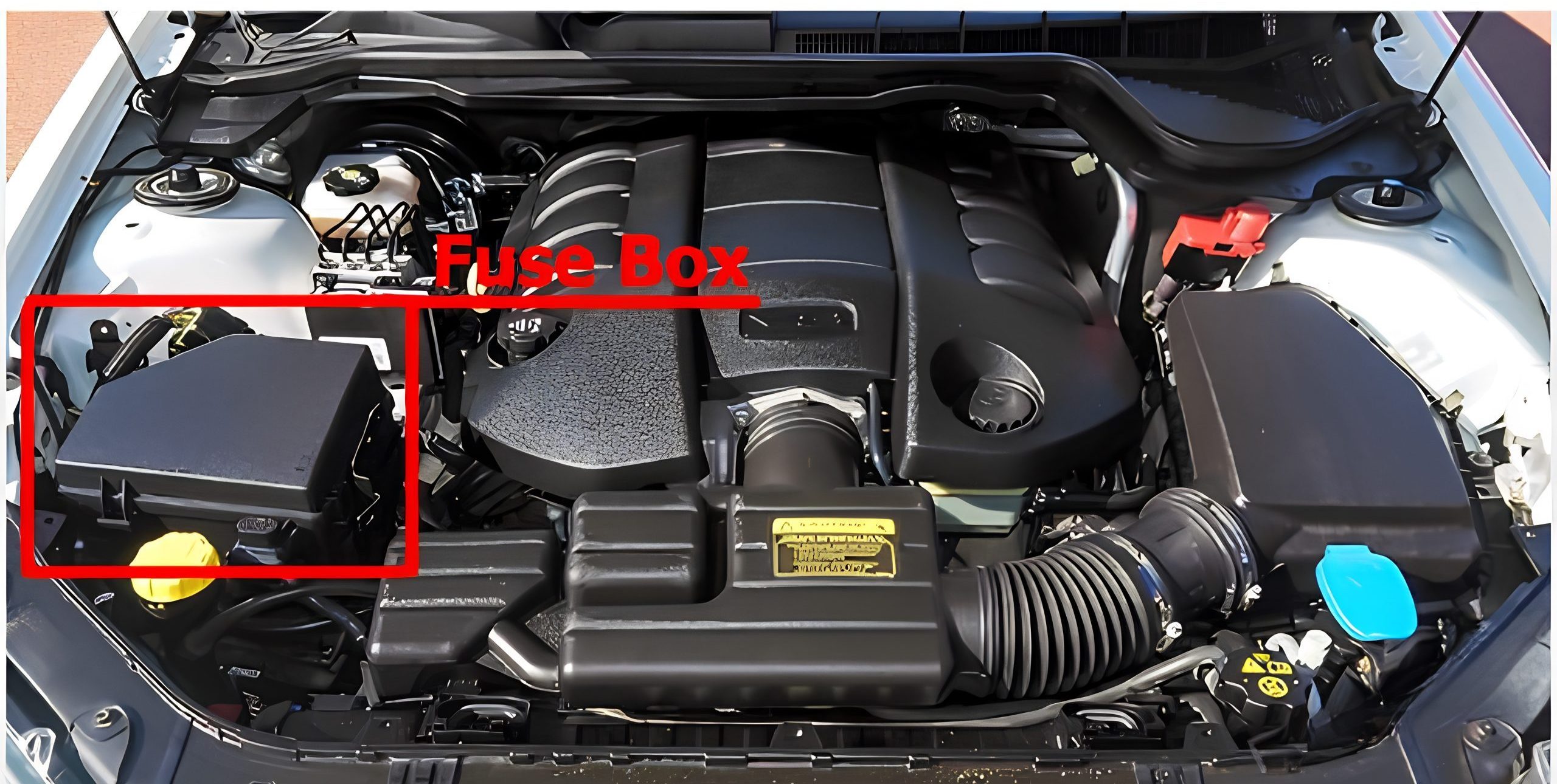 Holden Statesman WM (2006 - 2010) Engine Compartment Fuse Box Location