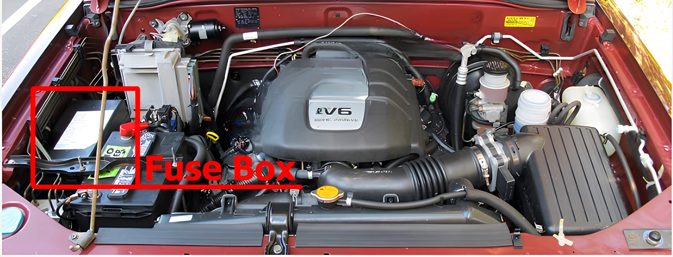 Isuzu Trooper (1992 - 2002) Engine Compartment Fuse Box Location
