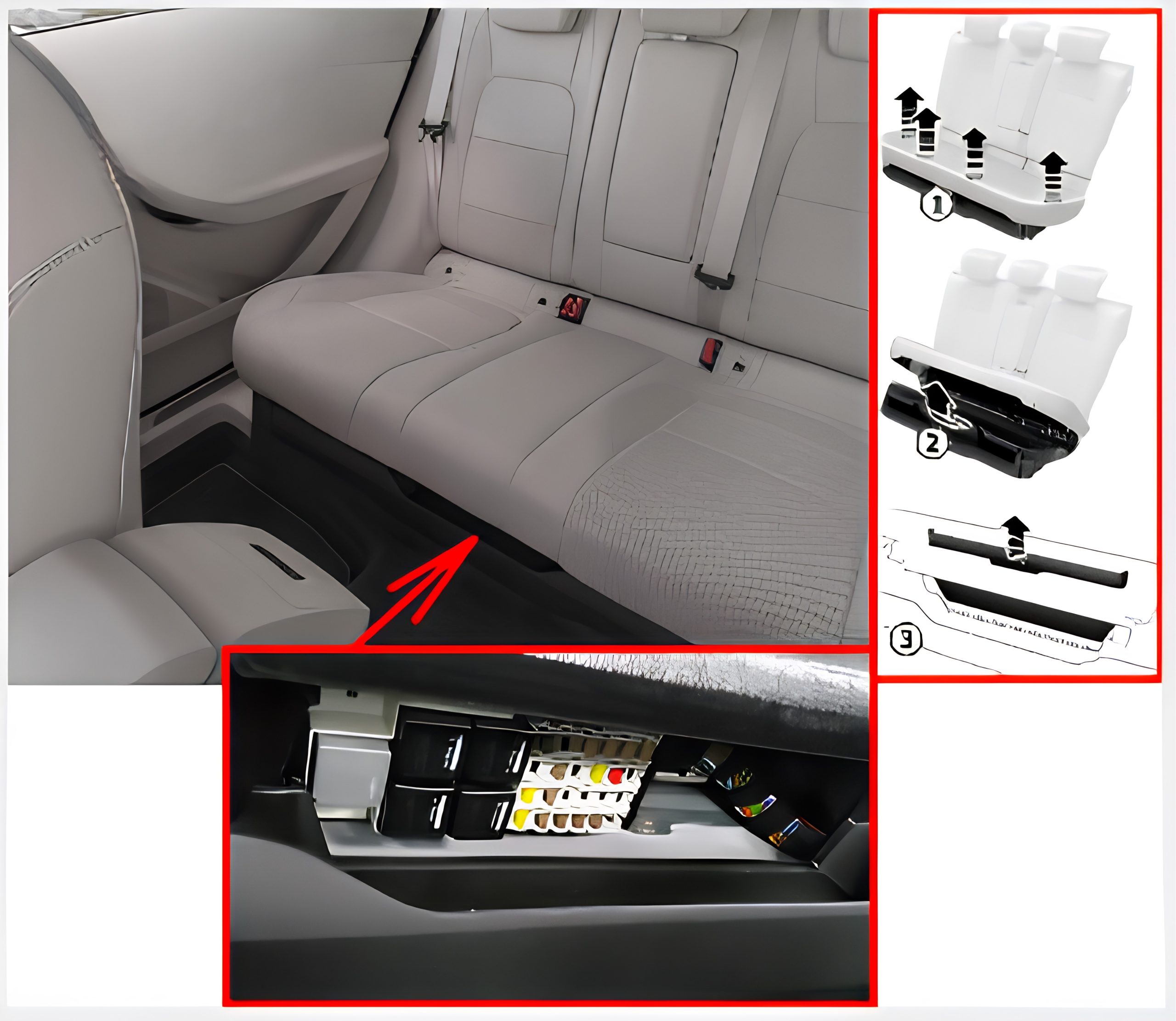 Jaguar I-Pace (2018 - 2024) Passenger Compartment Fuse Box Location