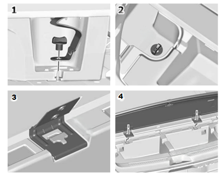 Luggage Compartment Underfloor Storage Tray Removal