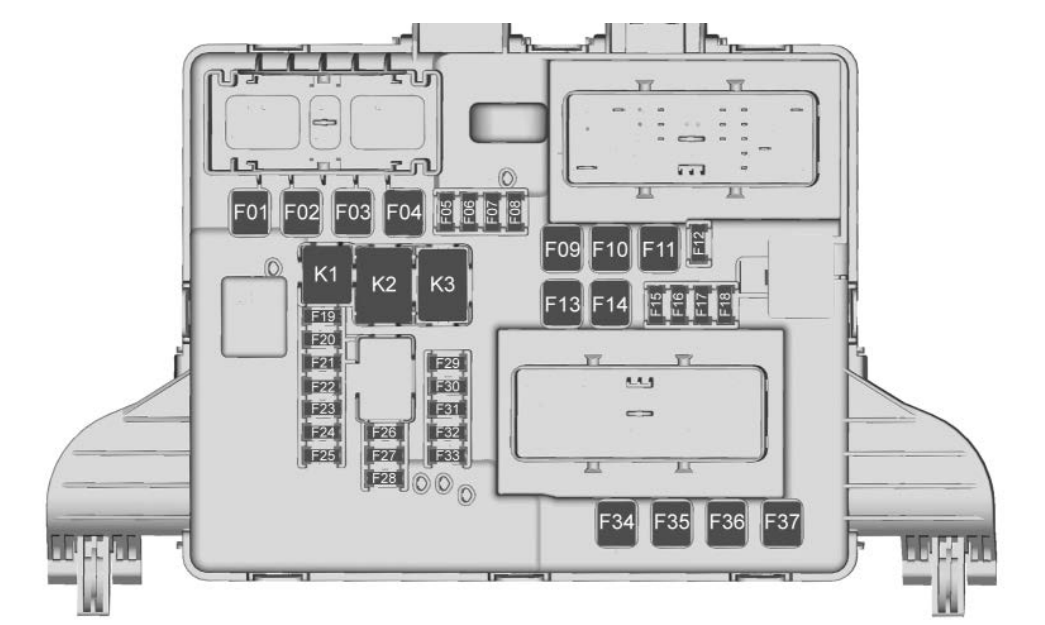 Luggage compartment Diagrams