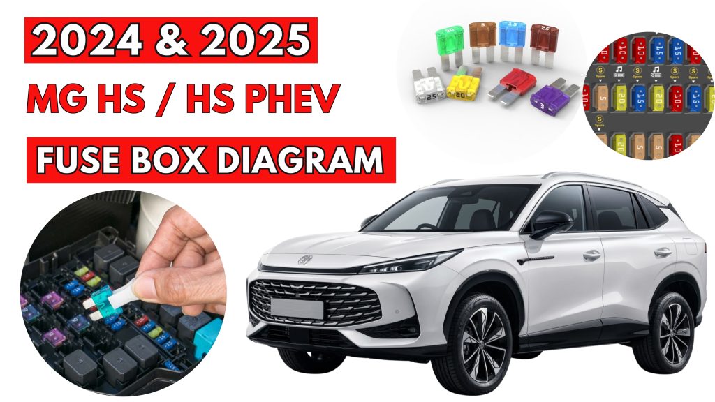 MG HS HS PHEV (2024 & 2025) Fuse Box Location & Diagrams
