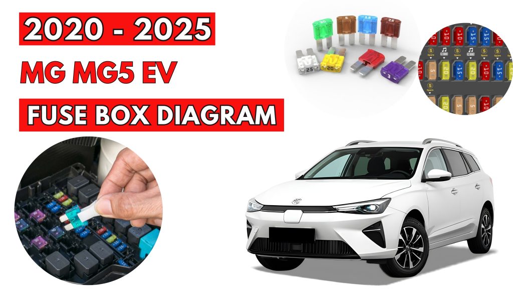 MG MG5 EV (2020 - 2025) Fuse Box Location & Diagrams