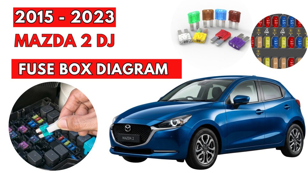 Mazda 2 DJ (2015 - 2023) Fuse Box Location & Diagrams