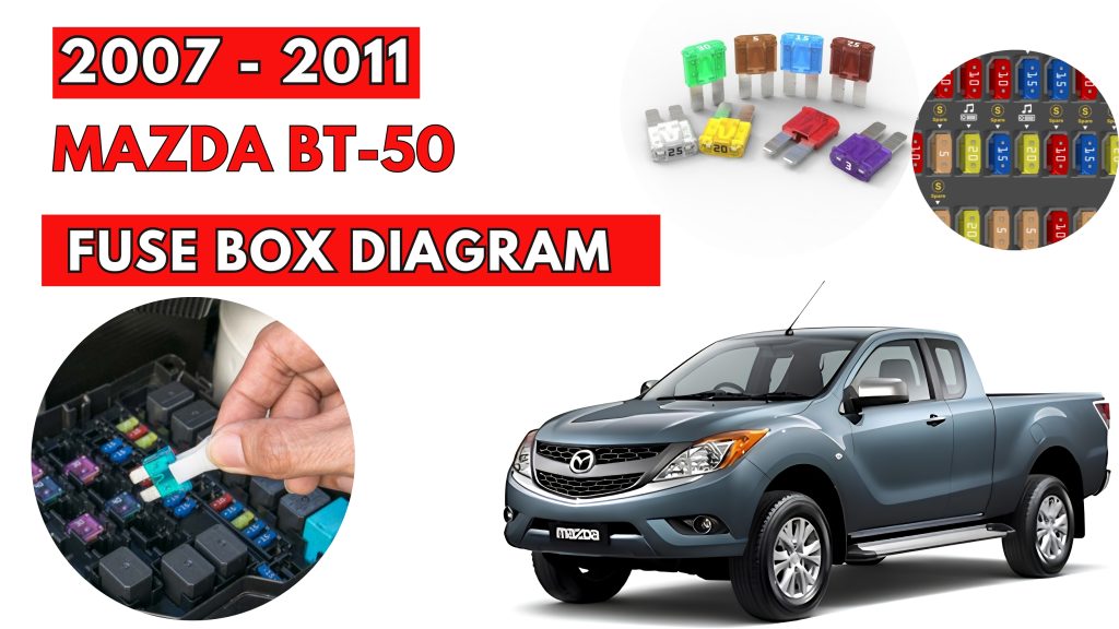Mazda BT 50 2007 2011 Fuse Box Location Diagrams