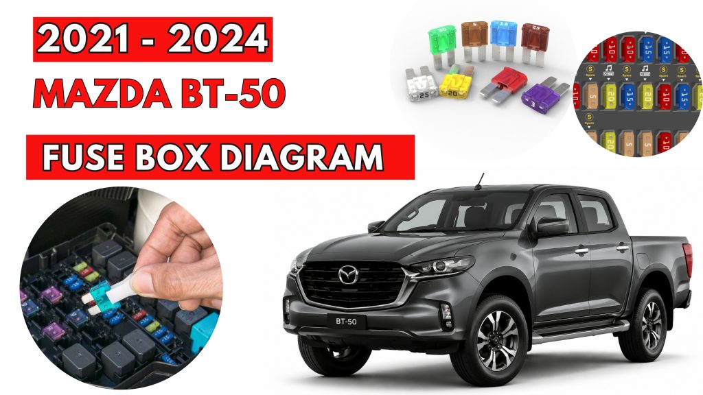 Mazda BT-50 (2021 - 2024) Fuse Box Location & Diagrams