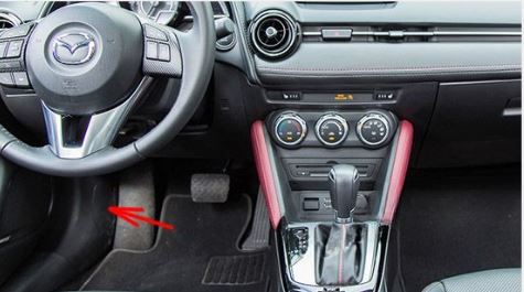 Mazda CX-3 (2015 - 2022) Passenger Compartment Fuse Box Location