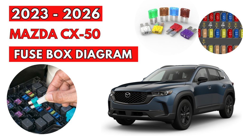 Mazda CX 50 2023 2026 Fuse Box Location Diagrams