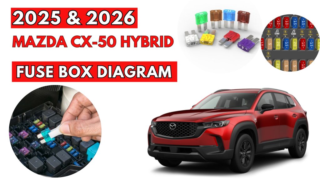 Mazda CX-50 Hybrid (2025 & 2026) Fuse Box Location & Diagrams