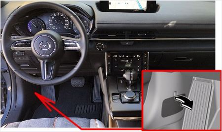 Mazda MX-30 EV (2020 - 2023) Passenger Compartment Fuse Box Location