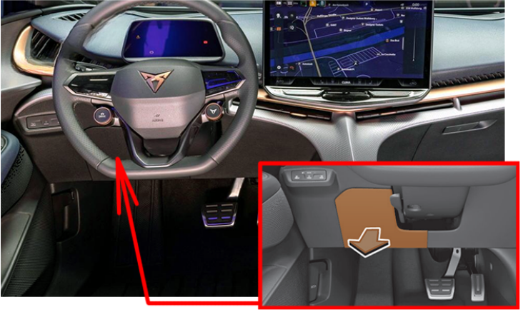 Passanger Compartment Fuse Box Left-hand drive vehicles