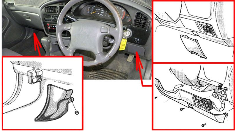 Passenger Compartment Fuse Boxes Location