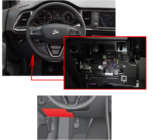 Passenger Compartment Left-hand drive vehicles
