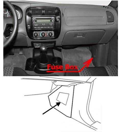 Passenger Compartment after 2004 Location
