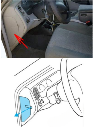 Passenger Compartment until 2004 Location