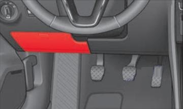 SEAT Ateca (2016 - 2026) Passenger Compartment Fuse Box Location LHD Fig 2
