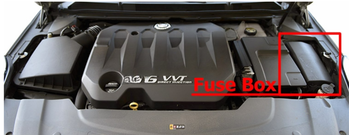 engine compartment Location