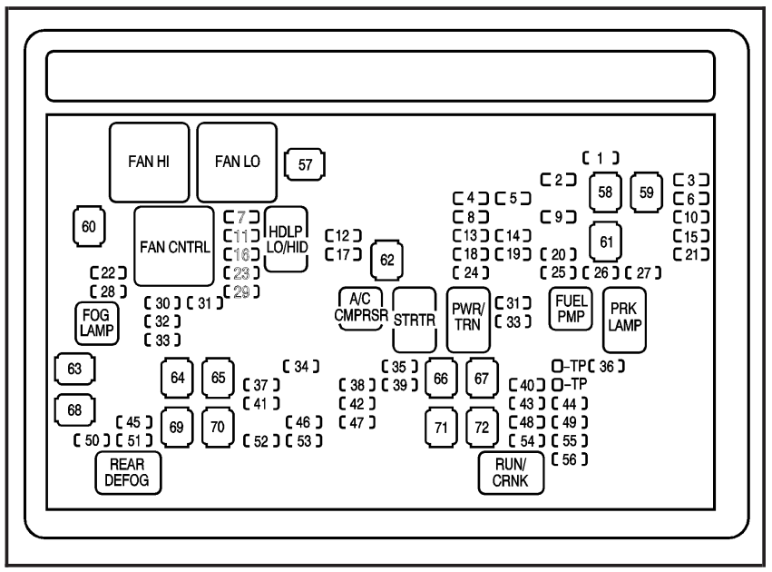 engine compartment diagram (2008-2014)