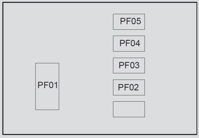 BAIC X55 (2026) Engine Compartment Fuse Box Diagram Battery Fuses