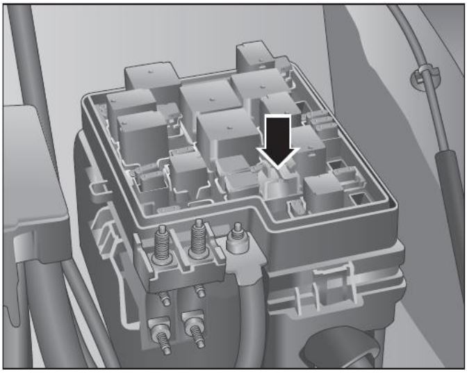 BAIC X55 (2026) Engine Compartment Fuse Box Location Fig 2