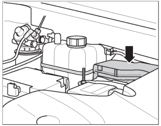 Battery positive fuse box (diesel model)