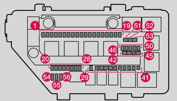 Engine Compartment Fuse Box Diagram