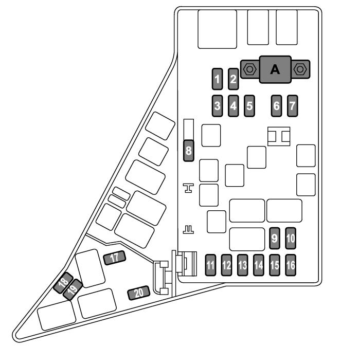 Engine Compartment Fuse Box Diagram