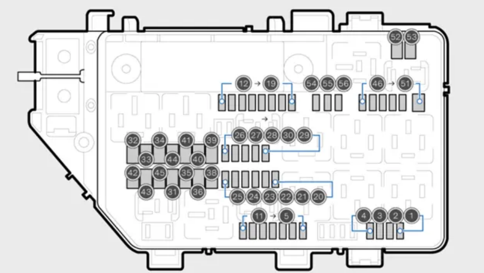 Engine Compartment Fuse Box Diagram