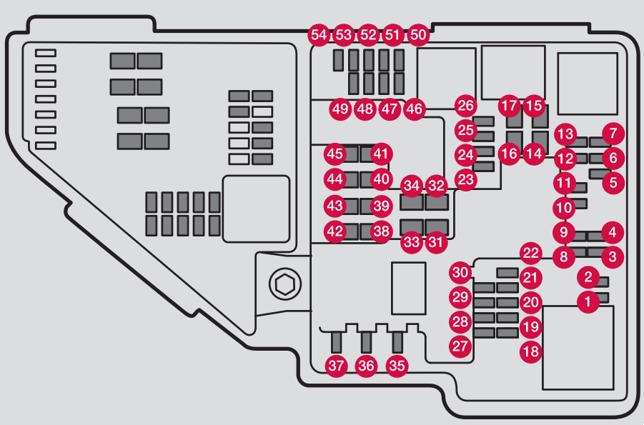 Engine Compartment Fuse Box Diagram