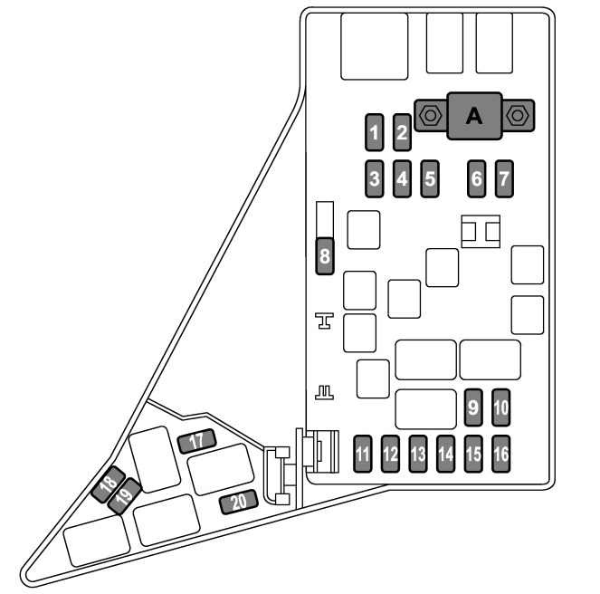 Engine Compartment Fuse Box Diagram