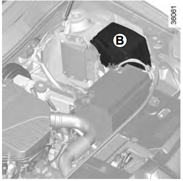 Engine Compartment Fuse Box LOCATION