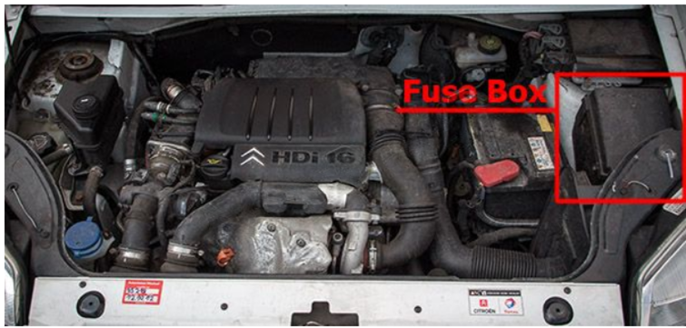 Engine Compartment Fuse Box Location