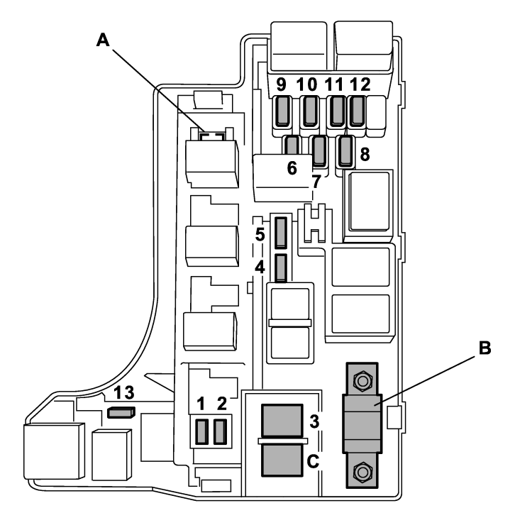 Engine Compartment Fuse Box Subaru Impreza (2002-2007)