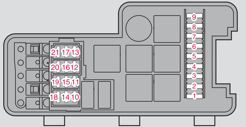 Engine Compartment Fuse Box diagram